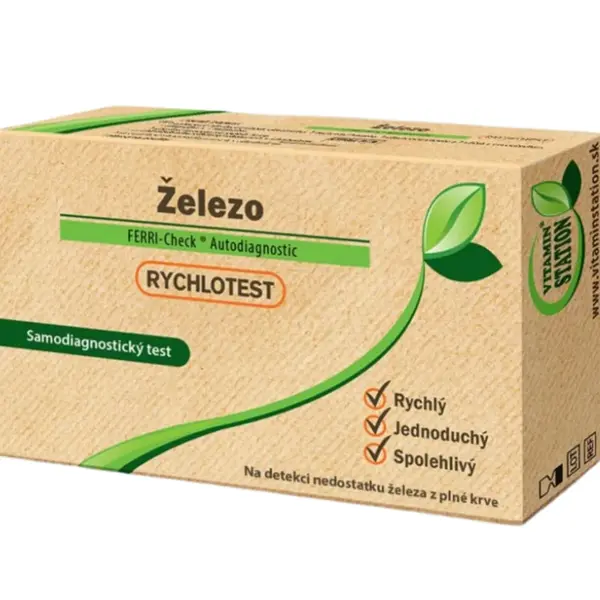 Vitamin Station Rychlotest Železo 1 ks