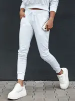 Spodnie dresowe damskie RELAX MODE białe Dstreet