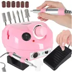 Elektrická frézka na nechty 65 W 35 000 ot./min – 6 nadstavcov