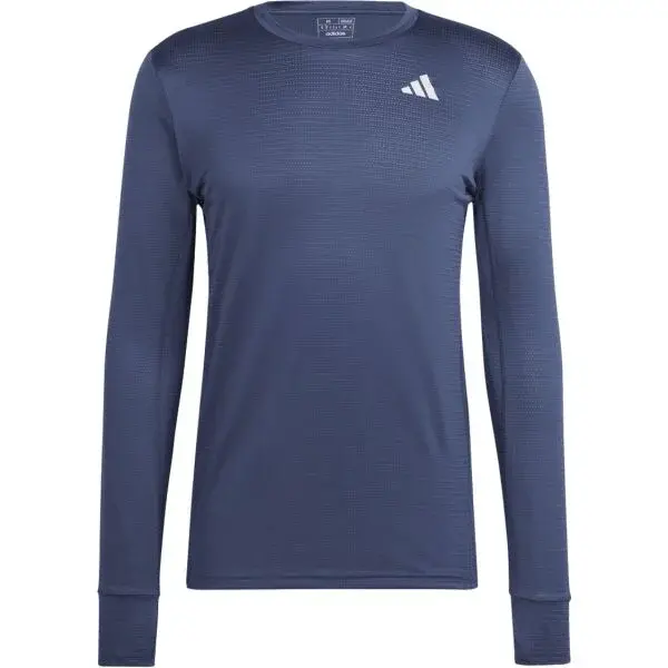 adidas OTR LONGSLEEVE Pánske tričko na behanie, tmavo modrá, veľkosť