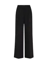 WE Studio Plisované nohavice  čierna