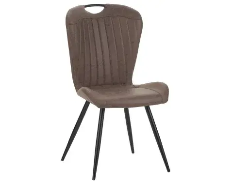 Jedálenská stolička Nottingham, hnedá vintage optika kože%
