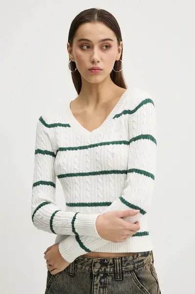 Svetr Hollister Co. dámský, béžová barva, KI350-4261