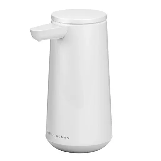Simplehuman bezdotykový dávkovač penového mydla – 296 ml biela oceľ dobíjací ST1095