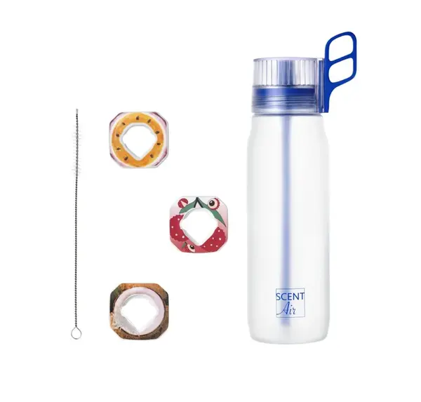 SCENT AIR HYDRATION Láhev Falco 650 ml modrá Sportovní láhev s brčkem