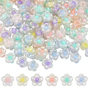 300Pcs Transparent Acrylic Beads