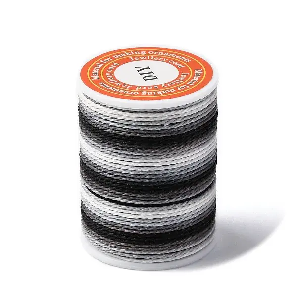 Segment Dyed Twisted Waxed Polyester Cord