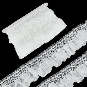 10 Yards Cloth Wrinkle Elastic Lace Trim