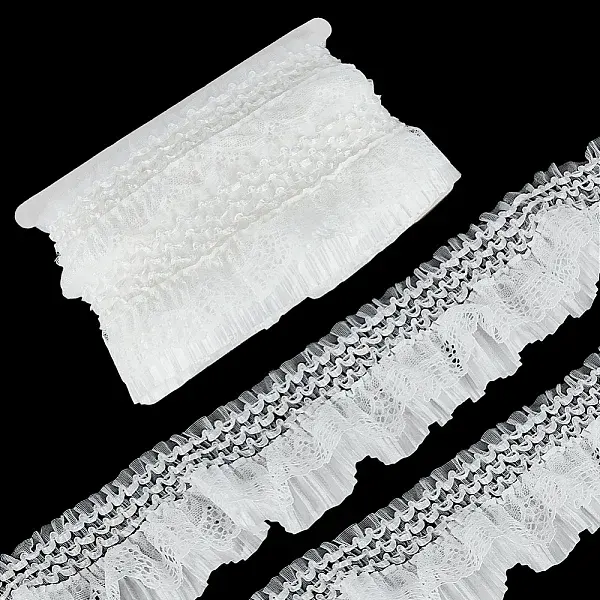 10 Yards Cloth Wrinkle Elastic Lace Trim