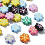 30Pcs Alloy Enamel Beads