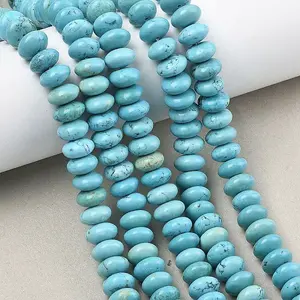Dyed Natural Magnesite Beads Strands