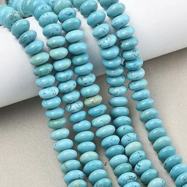 Dyed Natural Magnesite Beads Strands