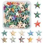 100Pcs 13 Styles Synthetic Turquoise Dyed Beads