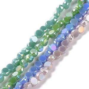 Electroplate Glass Beads Strands