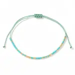 Bohemian Glass Seed Bead Braided Bead Bracelets