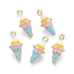 Rack Plating Alloy Enamel Pendants