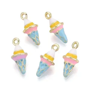 Rack Plating Alloy Enamel Pendants
