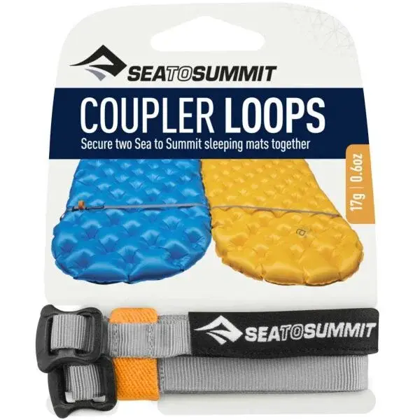 Sea to Summit MAT COUPLER KIT LOOPS Spojovací popruh, šedá, velikost