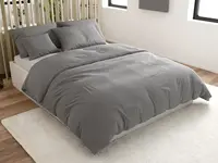 Krepové obliečky STANDO sivé Rozmer obliečky: 2 ks 70 x 90 cm | 200 x 220 cm