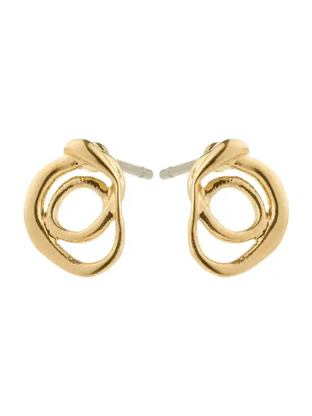 Pilgrim Náušnice 'Diego'  zlatá