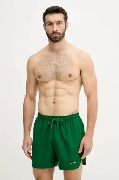 Plavkové šortky Hummel hmlNED SWIM SHORTS zelená barva, 227641