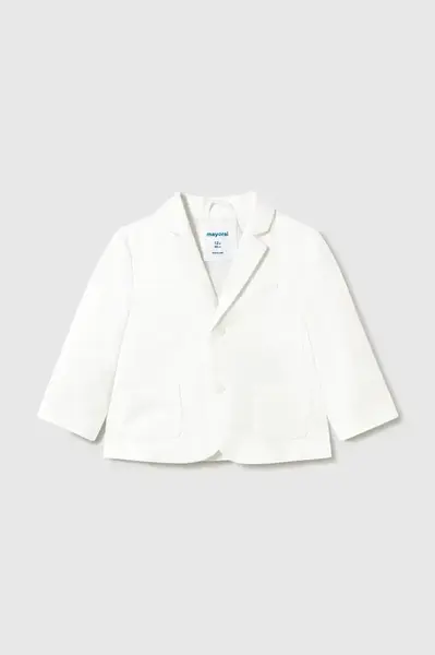 Dětské sako ze směsi lnu Mayoral