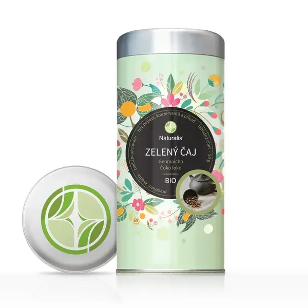 Naturalis Čoko loko Zelený čaj Genmaicha BIO 50 g