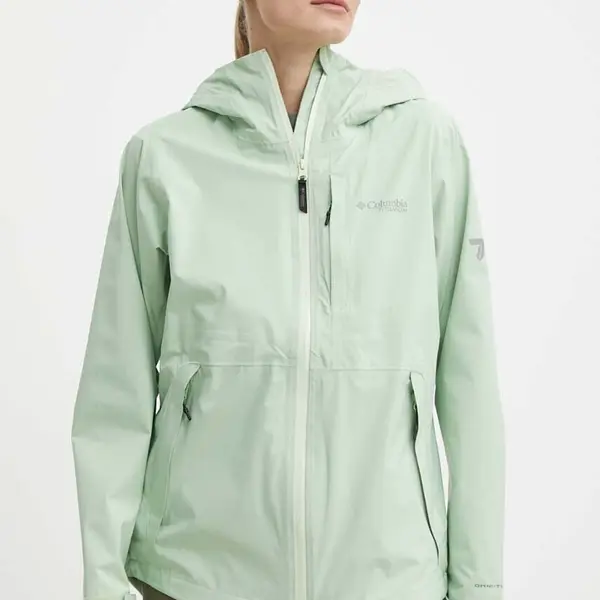 Outdoorová bunda Columbia Ampli-Dry II zelená barva, 2071421