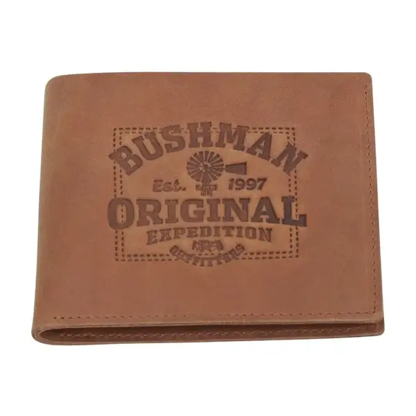 Bushman Pánská kožená peněženka Yala II, hnědá UNI
