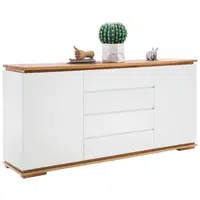 XXXL ŠIROKÁ KOMODA, sukový dub, dub, bílá, barvy dubu, 172/81/40 cm