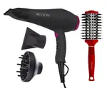 Profesionální fén na vlasy Revlon Smooth Brilliance RVDR5251E - 2000 W + kartáč zdarma + dárek zdarma
