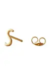 Pozlacené stříbrné náušnice Design Letters 90401001S