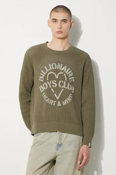 Bavlněný svetr Billionaire Boys Club Heart & Mind Stencil Logo Jumper