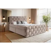 Livetastic AMERICKÁ POSTEL, 160/200 cm, béžová