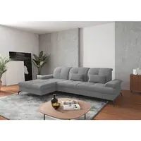 Sit & More ROHOVÁ SEDAČKA, textil, šedá