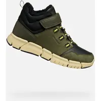 Geox J FLEXYPER B ABX Chlapecká zimní obuv, tmavě zelená, velikost