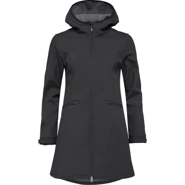 Willard JACKET 252861 Dámský celorozepínací softshellový kabát, černá, velikost