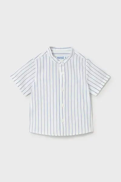 Dětská košile s příměsí lnu Mayoral