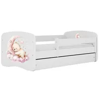 Dětská postel Babydreams+SZ+M bílá 80x180 sen