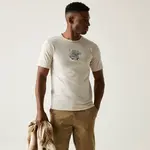 Pánské bavlněné tričko regatta cline ix krémová 5xl