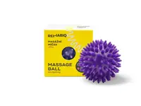 Rehabiq Masážní míček ježek, 7 cm, fialový