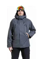 Meatfly pánská SNB & SKI bunda Acha Grey Dark | Šedá | Velikost M