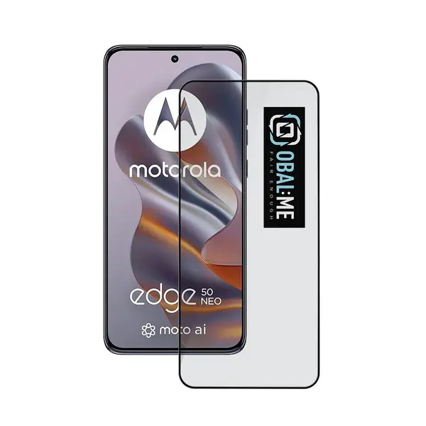 OBAL:ME 5D Tvrzené Sklo pro Motorola Edge 50 Neo, černé