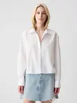 GAP Dámská Bavlněná košile crop 463659-02 Velikost: XL