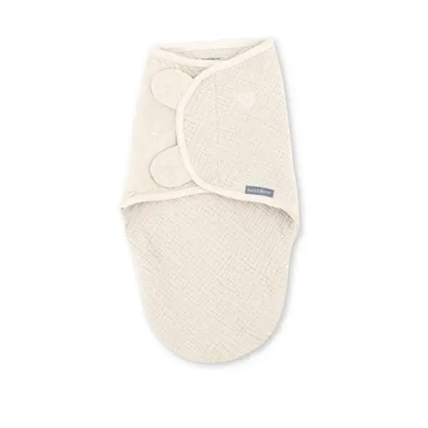 INGENUITY Zavinovačka SwaddleMe™ Ulitka mušelínová Cream 1,5 TOG 0-3m