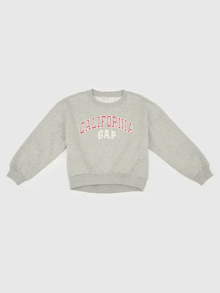 GAP Dívčí Dětská oversize mikina s logem 645497-06 Velikost: S