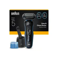 Braun Series 5 52-B7000CC elektrický holicí strojek + stanice SmartCare modrý