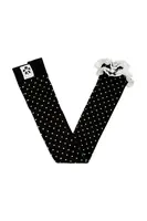 Dětské legíny Mini Rodini Polka dot černá barva, 26160119