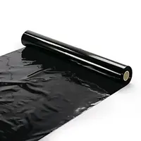 Ochranná fólie z LDPE šířka 3000mm, délka 84m, černá, ze 100% recylovaná, tloušťka 150µm