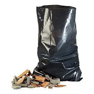 5 x Odpadkové pytle na stavební suť 650 x 1000 mm, objem 55l, tlouštka 100µm